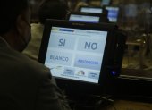 Votación. Los piratas informáticos que manipularon las curules electrónicas desde un computador externo, tenían las claves de acceso necesarias.
