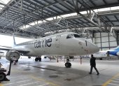 Proceso. Los aviones de Tame que se busca vender se encuentran en su hangar, en el Aeropuerto de Quito.