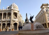 Plaza de la Administración, donde se levanta el edificio principal del Municipio de Guayaquil.