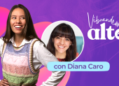Podcast Vibrando alto, con Diana Caro y Valentina Encalada.
