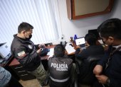 Acción. El 8 de julio agentes de la Policía y de la Fiscalía cumplieron una diligencia en la Asamblea Nacional.