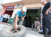 La escaza circulación de autos complica el trabajo de las vulcanizadoras