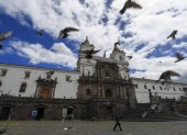 Vista hoy de la Iglesia de San Francisco, en Quito (Ecuador).