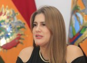 Cristina Reyes, parlamentaria andina, en una entrevista con Diario EXPRESO.
