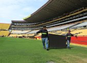 El estadio Monumental cumple varias etapas en sus arreglos para la final de la Copa Libertadores.