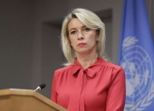 La portavoz del Ministerio de Asuntos Exteriores de Rusia, Maria Zajarova
