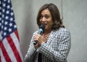 La vicepresidenta de Estados Unidos, Kamala Harris, en Washington DC (EE.UU.).