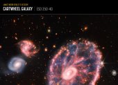 La potente mirada infrarroja del telescopio James Webb ha logrado una instantánea detallada de Rueda de Carro
