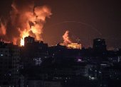 Gaza. Se puso un alto al fuego entre Israel y la Yihad Islámica Palestina (YIP), tras tres días de combates. /EFE MOHAMMED SABER