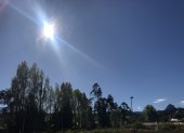 La radiación solar y la ausencia de nubes es más evidente en las ciudades del callejón andino