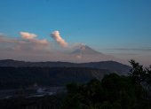 Vista del volcán Sangay, en una imagen de archivo.
