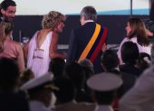 El presidente Guillermo Lasso y la alcaldesa Cynthia Viteri coincidieron durante las celebraciones por la fundación de Guayaquil.