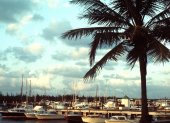 Puerto deportivo en una de las islas del archipiélago de la Bahamas, en el Mar Caribe, en una fotografía de archivo.