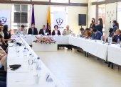 Reunión. En Azogues se dio el ‘Encuentro por la Seguridad’, liderado por el ministro Carrillo y otras autoridades.