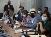 Asamblea. La Comisión de Transparencia, integrada por seis correístas y dos socialcristianos, recibió al CPCCS.