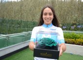 Ana Vivar, ciclista ecuatoriana, se muestra feliz por su notable actuación en territorio colombiano, además de culminar con éxito su etapa colegial.