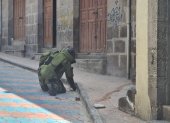 Explosión en el Centro Histórico de Quito.