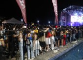 Se registró lleno total en el lugar del festival.