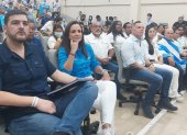 El exdirigente deportivo, Aquiles Álvarez llegó a las 11:00 de este lunes 12 de septiembre a inscribir su candidatura para la Alcaldía de Guayaquil.