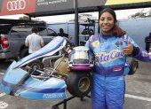 Con apenas 14 años, la piloto está en el mundo motor desde los 8 en que se subió a su primer kart. Hoy tiene ya recorrido sudamericano y local. Anhela la Fórmula 3.