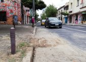La calle luce seca luego de que se solventó el problema que se extendió varias semanas.