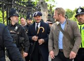 David Beckham entre los famosos que han presentado sus respetos ante el ataúd de la reina.