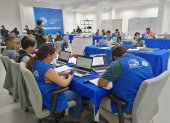 A menos de una hora que finalice el periodo de inscripción de candidaturas para las seccionales de 2023, la Delegación Electoral de Guayas registró una concurrencia regular de personas