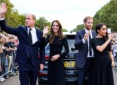Guillermo, Kate Middleton, Harry y Meghan.