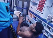 Durán. El individuo fue trasladado a un centro de salud, en Guayaquil.