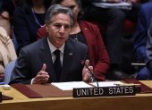El secretario de Estado de Estados Unidos, Antony Blinken, fue registrado este jueves, 22 de septiembre, al intervenir ante el Consejo de Seguridad de las Naciones Unidas, en la sede de la ONU, en Nueva York (NY, EE.UU.).
