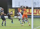 Aucas no logró romper el cero en el arco de Cumbayá.