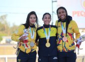La campeona de los Juegos Mundiales confirmó su hegemonía en el patinaje de velocidad al liderar la prueba de los 1.000 m batería, seguida por colombianas.