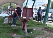 Descuido. A los moradores les toca convivir con la falta de mantenimiento de los espacios verdes