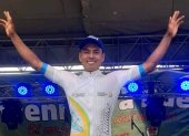 Santiago Montenegro, del Movistar Best PC fue el mejor ciclista tricolor en la sexta edición de la Vuelta a Nariño.
