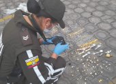 Anillos, cadenas, relojes y brazaletes se encontraron en la maleta con candado.