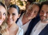 Anahí, Maite Perroni, Christian Chávez y Christopher Uckermann se juntaron para celebrar la boda