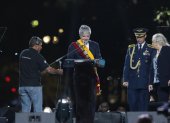 Declaración. El presidente Lasso dio un discurso por los 202 años de la Independencia de Guayaquil.