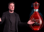 ¡La fragancia más fina de la Tierra! Así la presentó Musk en Twitter.