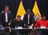 Evento. En la Universidad Católica del Ecuador se desarrolló un evento con el que se oficializó la clausura.