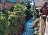 Afectación. El último color con el que aparecieron las aguas del afluente, el turquesa