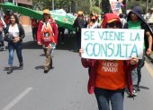 Los colectivos y activistas se juntaron para hacer la entrega oficial de las firmas en Quito