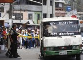 Guayaquil. El pequeño automotor cubría recorridos internos hacia las diferentes sectores aledaños.