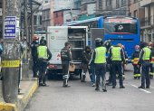 Inmediato. Una persona fue arrollada por un bus de transporte urbano en el centro de la ciudad.
