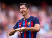 Robert Lewandowski, del FC. Barcelona, tendrá descanso a causa de una dolencia.
