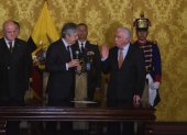 El presidente Lasso posesionó este 31 de octubre de 2022 a Fernando Santos Arbite como ministro de Energía.