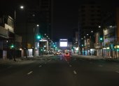 La avenida Quito, una de las principales vías de la ciudad, albergaba a ciertos conductores incluso luego del toque de queda.