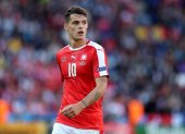 Granit Xhaka jugará su tercer mundial con Suiza, luego de estar en Brasil 2014 y Rusia 2018.