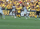 En el juego de ida de la final de la LigaPro, Barcelona perdió de local 1-0 ante Aucas.