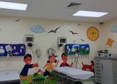 El área rehabilitada del Hospital del Niño, según la información proporcionada por el Ministerio de Salud Pública.