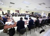 Cita. La reunión de Gabinete se dio la tarde del lunes en el ECU 911.